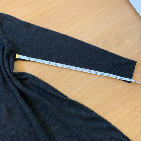 EILEEN FISHER Gray Merino Wool Round Roll Neck Tunic Size XS/TP - Picture 16 of 16